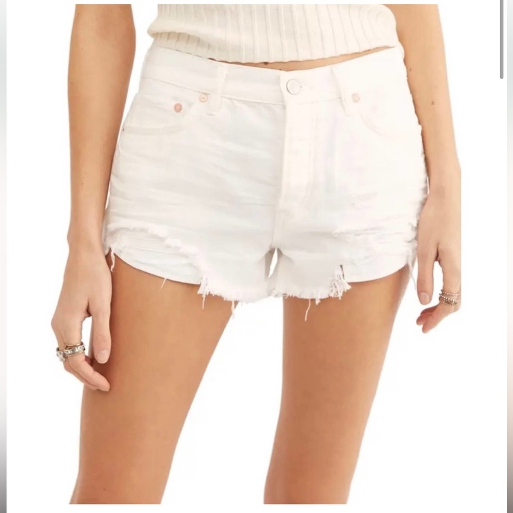 NWT Free People Loving Good Vibrations Jean Shorts